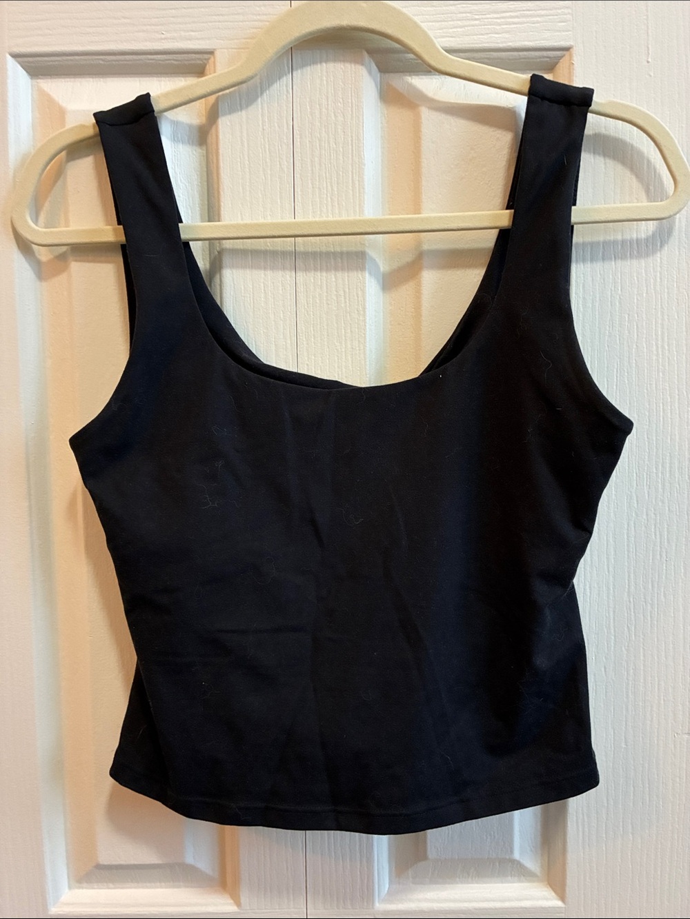 Fabletics Black Scoop Neck Tank